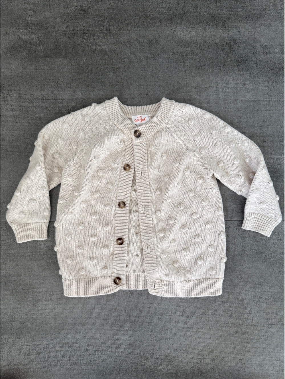 18m • Cat & Jack Baby Bobble Knit Cardigan
